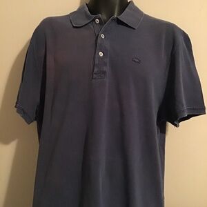 🔥Lacoste,vintage washed, XL, chest=25, length front=28, rear=30, new condition